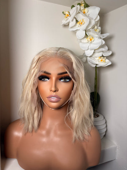 12 inch blode 613 lace front wig